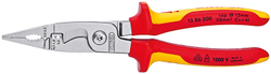 Fotoja e Dana elektrike Knipex 6-në-1, 200 mm, 1000V, VDE, të kuqe