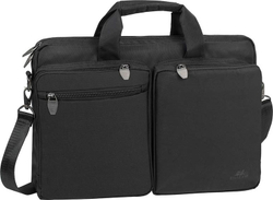 Fotoja e Çantë për laptopë RivaCase Tiergarten, 16" (8530), e zezë
