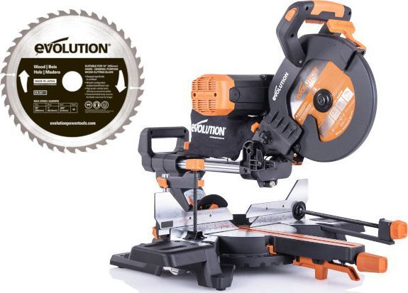 Fotoja e Sharrë rrethore këndore Evolution R255SMS DB Plus, 2000W, 255mm, 2 tehe