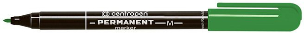 Fotoja e Marker Centropen Permanent Round Tip, 1.00 mm, i gjelbër