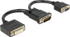 Fotoja e Adapter AV Delock DMS-59 - DVI-I + VGA, i zi, Picture 1