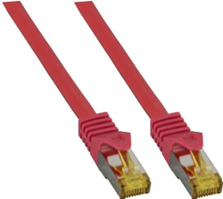 Fotoja e Kabllo rrjeti EFB Patch Cord S/FTP, Cat.6A, LSZH, Cat.7, 10 m, e kuqe