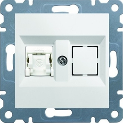 Fotoja e Prizë elektrike Hager Lumina2 WL2110, RJ45, CAT.5e
