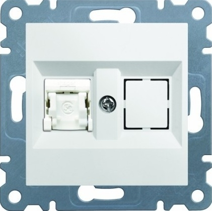 Fotoja e Prizë elektrike Hager Lumina2 WL2110, RJ45, CAT.5e