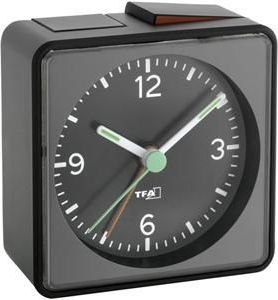 Fotoja e Orë me alarm TFA, 70 x 70 mm, e zezë