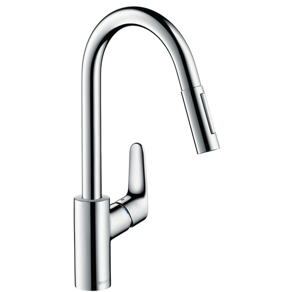 Fotoja e Rubinet kuzhine Hansgrohe Focus, krom
