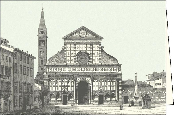 Fotoja e Kartolinë Rossi ITW 007 Firenze Basilica S. Maria, 1 copë