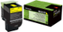 Fotoja e Toner Lexmark 80C2XYE, i verdhë (80C2XYE), Picture 1