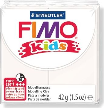 Fotoja e Plastelinë termoreaktive Fimo për fëmijë, e bardhë, 42g