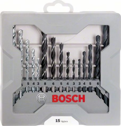 Fotoja e Set shpuesish metalik Bosch Gemischtes Bohrer, 15 copë