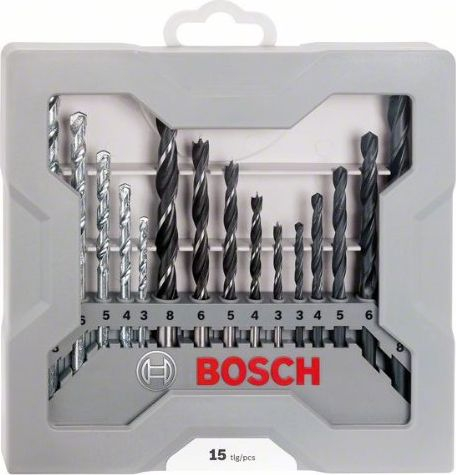 Fotoja e Set shpuesish metalik Bosch Gemischtes Bohrer, 15 copë