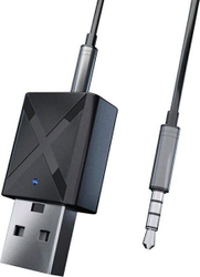 Fotoja e Bluetooth adapter Apte AK276B, 3.5 mm, i zi
