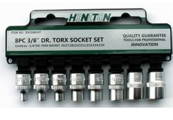 Fotoja e Set çelësash Honiton Torx, 3/8" E6-E16, 8 copë