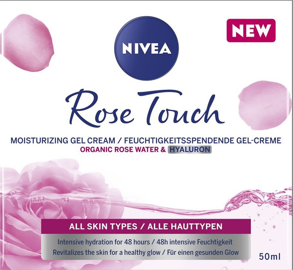 Fotoja e Krem hidratues për fytyrë Nivea Rose Touch, 50ml