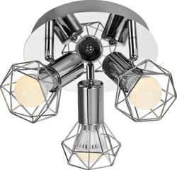 Fotoja e Llambë Activejet, 3 x 40 W, e argjendtë