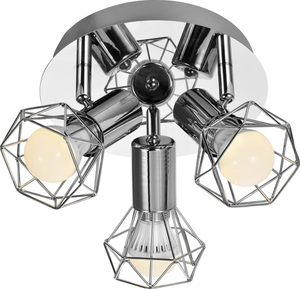Fotoja e Llambë Activejet, 3 x 40 W, e argjendtë