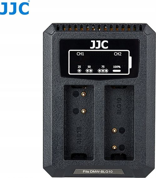 Fotoja e Karikues i dyfishtë USB JJC, për Panasonic Dmw-blg10 / Dmw-ble9 / Leica Bp-dc15