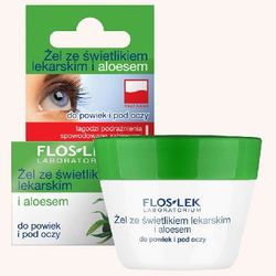 Fotoja e Xhel për lëkurën rreth syve Floslek, 10 g