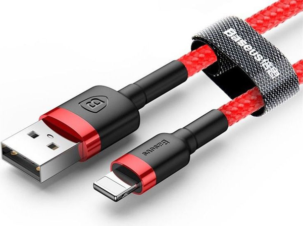 Fotoja e Kabllo Baseus USB-A, 2m, e kuqe