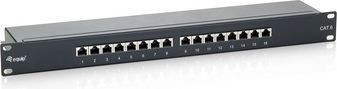 Fotoja e Panel Patch Equip 19" 1U me 16 porta RJ45 Cat.6 (modeli 326416)