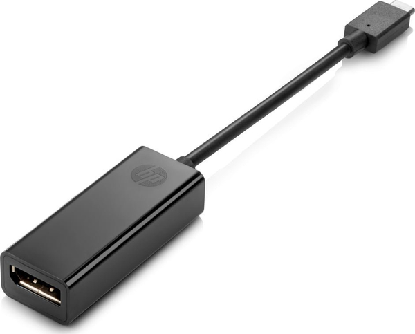 Fotoja e Adapter USB-C në DisplayPort HP, i zi