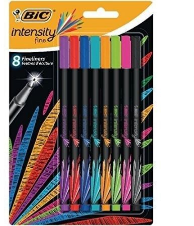 Fotoja e Set stilolapsa fineliner Bic, 0.4 mm, 8 ngjyra