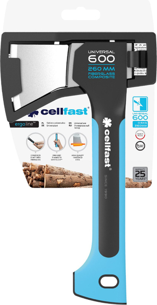 Fotoja e Sëpatë Cellfast U600 ERGO™ Universal, 0.6kg, 26cm