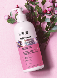Fotoja e Balsam për flokë të dëmtuar So!Flow Pink Berries, 300ml