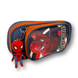 Fotoja e Çantë lapsash Promax Spiderman, 21x6x9cm, e kaltër