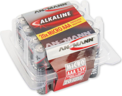 Fotoja e Bateri Ansmann AAA, 20 copë, 1.5V, alkaline, e kuqe