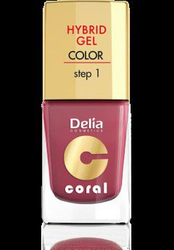 Fotoja e Xhel për thonj Delia Hybrid Gel Step 1, No.18 marsala, 11ml
