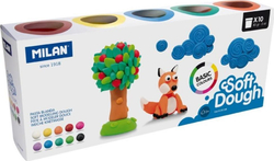 Fotoja e Plastelinë Milan Basic Play-Doh, 85g, 10 ngjyra