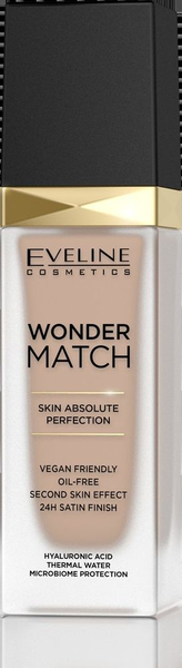 Fotoja e Pudër e lëngshme Eveline Wonder Match, nr. 15 Natural, 30 ml