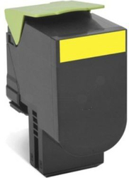 Fotoja e Toner Lexmark 80C2HYE, origjinal, 3000 faqe, i verdhë