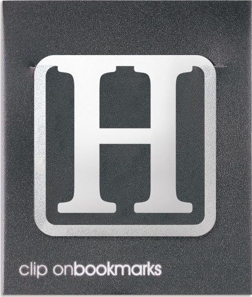 Fotoja e Shënjues libri metalik IF, "H"