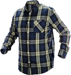Fotoja e Këmishë Neo Flannel, XL, e kaltër e errët