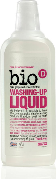 Fotoja e Detergjent për enëlarje Bio-D grejpfrut, 750ml