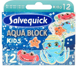 Fotoja e Flastera Salvequick Aqua Block Kids, 12 copë