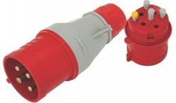 Fotoja e Prizë izoluese Tarel EX-TWT-105, 16A, 400V, IP44, e kuqe