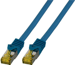 Fotoja e Kabllo rrjeti EFB Patchcord S/FTP, Cat.6A, LSZH, Cat.7, 20 m, e kaltër