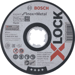Fotoja e Disk prerës Bosch X-LOCK INOX, 115x1 mm