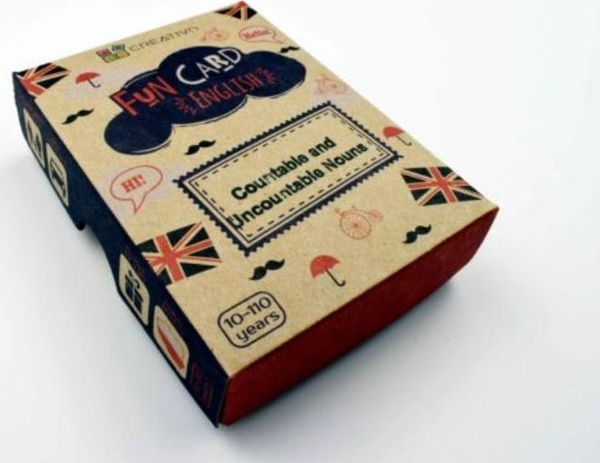 Fotoja e Karta edukative angleze Creativo Fun Card "Countable and Uncountable Nouns"