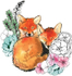 Fotoja e Kartolinë Clear Creation Swarovski Foxes, Picture 1