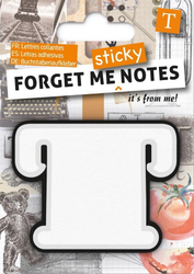 Fotoja e Letër ngjitëse për shënim If Forget me T