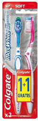 Fotoja e Furçë dhëmbësh Colgate MaX White Soft 1+1 falas