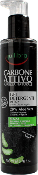 Fotoja e Xhel për fytyrë Equilibra Carbo Detox Aloe Vera, 200ml