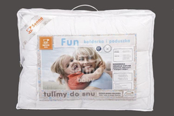 Fotoja e Set çarçaf dhe mbulesë mbrojtëse FUN, për fëmijë, 90x120 cm/ 40x60 cm