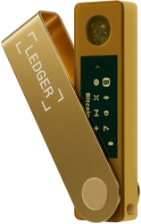 Fotoja e Pajisje për kriptovaluta Ledger Nano X, e artë