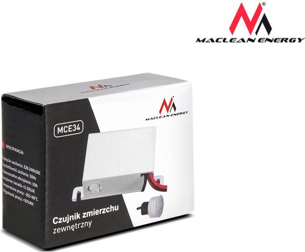 Fotoja e Senzor elektrik Maclean Twilight MCE34, LED, 220-240V/AC 50Hz, 10A