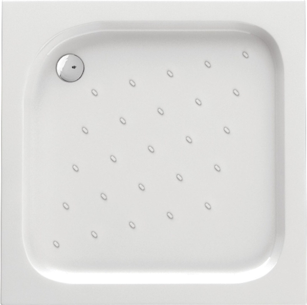 Fotoja e Tabak dushi Deante Corner, 90x90 cm, i bardhë